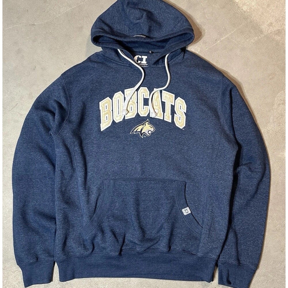 Montana State University Bobcats MSU Pullover Hoodie College Sweatshirt Size XL